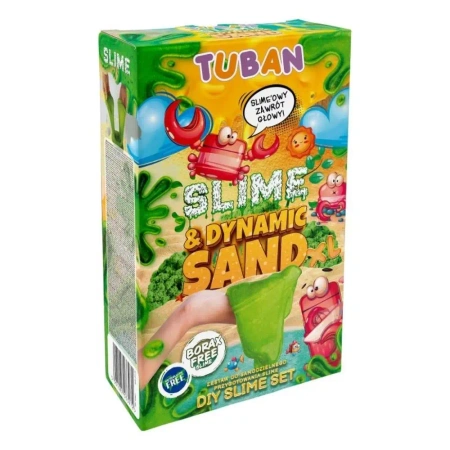 Zestaw DIY Slime&Dynamic Sand XL TUBAN