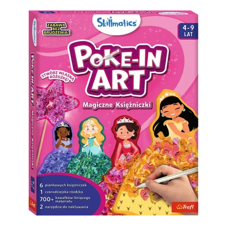 Skillmatics, Poke-In Art. Magiczne Księżniczki. Zestaw kreatywny