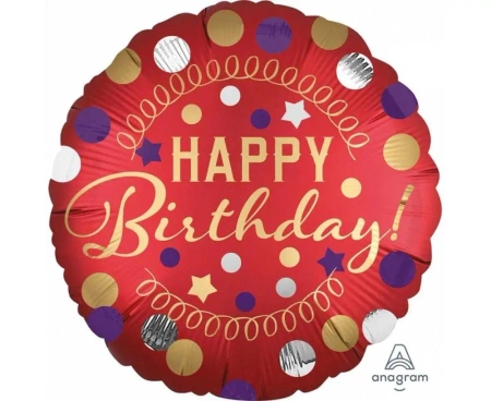 Balon foliowy XL Happy Birthday - Amscan