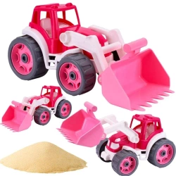 Traktor różowy - Technok