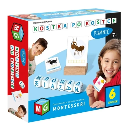 Kostka po kostce. Pisanie 6 kostek - Multigra