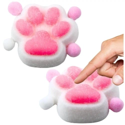 Gniotek Kocia łapka antystresowa Squishy biała - Leantoys
