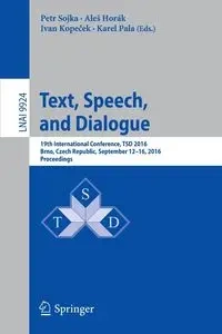 Text, Speech, and Dialogue - Sojka Petr