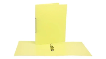 Segregator A4 PP 2cm 2R pastel żółty - Biurfol