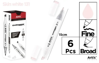 Marker Chromax z 2 końcówk. skin white 131 (6szt) - Artix