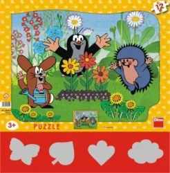 Puzzle 12 Krecik ogrodnik DINO - Dino Toys