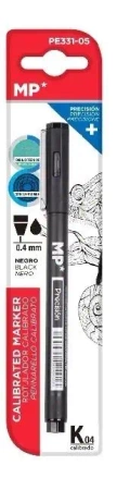 Marker precyzyjny kaligraficzny 0,4mm czarny - MP Main Paper