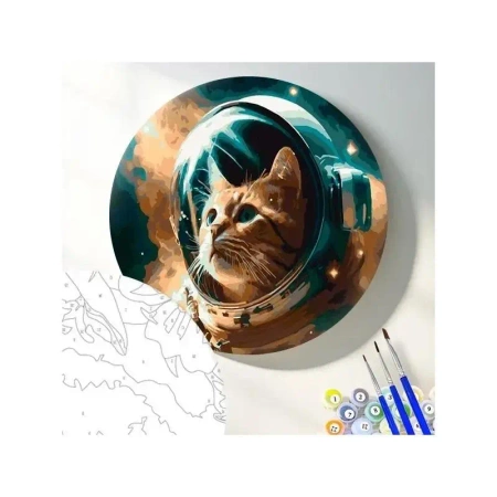 Malowanie po numerach okrągłe - Kosmos 40cm - Twoje Hobby