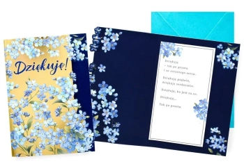 Karnet Podziękowania - Kukartka