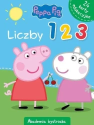 Świnka Peppa. Akademia Bystrzaka. Liczby 1, 2, 3 - Monika Kiersnowska
