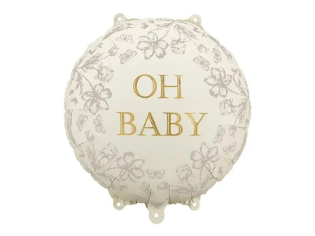 Balon foliowy pastylka Oh Baby 35x35cm - PartyDeco