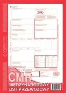 CMR Międzynarodowy list przewozowy 800-3N - Michalczyk i Prokop