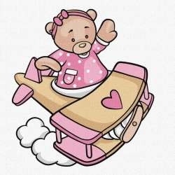 Malowanie po numerach -Rozwinięcie skrzydeł Kids - Ideyka