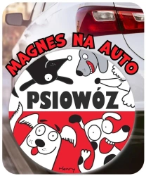 Magnes na auto PSIOWÓZ - Henry