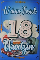 Karnet Urodziny 18 - YEKU