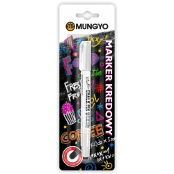 Marker kredowy MUNGYO biały na blistrze