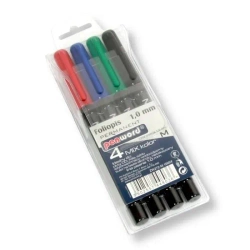 Marker do folii 1.0mm 4 kolory - Penword