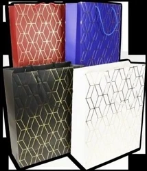 Torebka prezentowa 30x39x12cm MIX - Kalpol