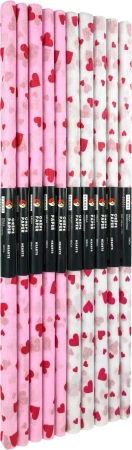 Paczka Bibuła marszczona 50x200 mix serca 10 rolek - TYMOS