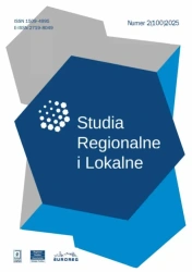 Studia Regionalne i Lokalne 2/2025 - praca zbiorowa