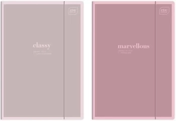 Teczka z gumką A4+ Hybrid Words (10szt) - INTERDRUK