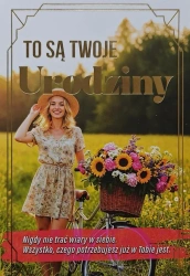 Karnet urodziny z wymiennymi cyframi JCX-235 - YEKU