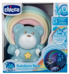 Miś z projektorem Rainbow niebieski - Chicco