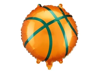 Balon foliowy Piłka do koszykówki 35x35cm - PartyDeco