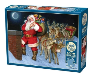 Puzzle 500 Przez komin, pod choinkę G3 - Cobble Hill