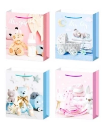 Torebka prezentowa L Baby girl boy