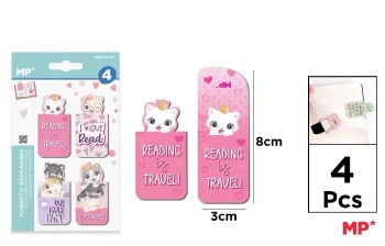 Zakładki magnetyczne Kotki 4szt - MP Main Paper