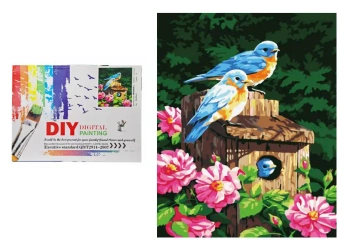 Malowanie po numerach Ptaszki - SWEDE