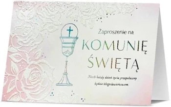 Zaproszenie Komunia (5szt) - Pan Dragon