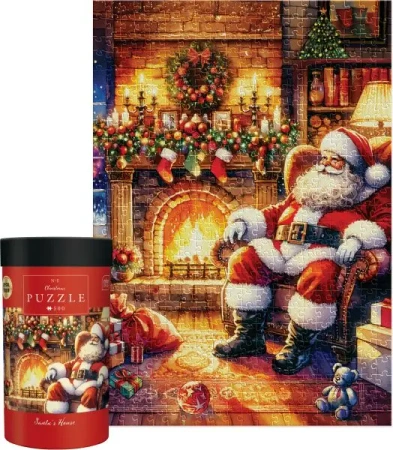 Puzzle 500 BN Santa's House - INTERDRUK