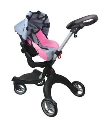 Wózek z obrotowym siedziskiem i regulowaną rączką - SWEDE