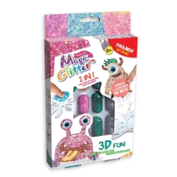 Stwórz swojego stworka 3D Magic Glitter - Stworek - Strigo
