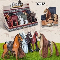 Koń z siodłem MIX - Merkpol