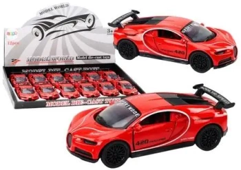 Auto sportowe 1:32 czerwone - Leantoys