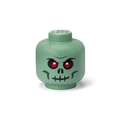 LEGO(R) pojemnik główka small - green skeleton - NHG
