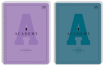 Kołozeszyt A4+ 80K kratka Academy Hybrid (5szt) - INTERDRUK