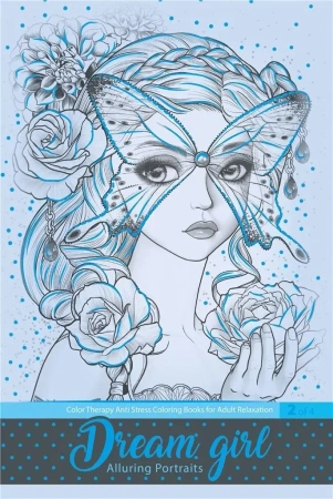 Kolorowanka antystresowa A4 20 niebieski - Fresh