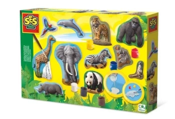 Odlewy gipsowe z farbami Zwierzęta - SES