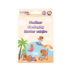 Cienkopisy Kapibara 8szt - Strigo