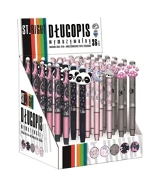 Wymazywalny długopis automat. dziewczęcy (36szt) - ST-MAJEWSKI