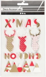 Naklejki 3D renifer 15 sztuk CREATIVE - GDD