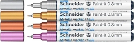 Marker akrylowy 8mm 4szt - Schneider