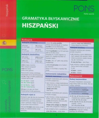 Gramatyka błyskawicznie. Hiszpański PONS - praca zbiorowa