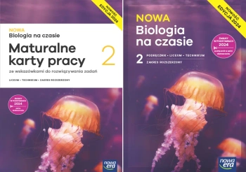 NOWA Biologia na czasie 2 Podręcznik + Karty pracy Zakres rozszerzony ZR NE - Opracowania Zbiorowe