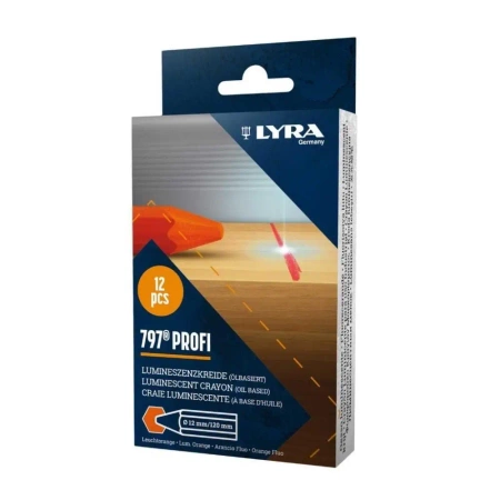Kredka luminescencyjna Profi 797 pomarańcz (12szt) - Lyra