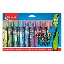 Flamastry Colorpeps Monster 24 kolory - Maped